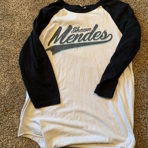 Shawn Mendes baseball shirt